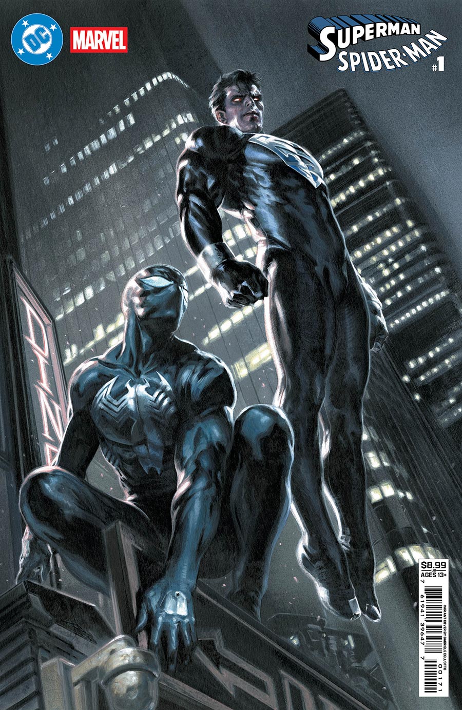 DC Marvel Superman Spider-Man 1 Portada G inglés